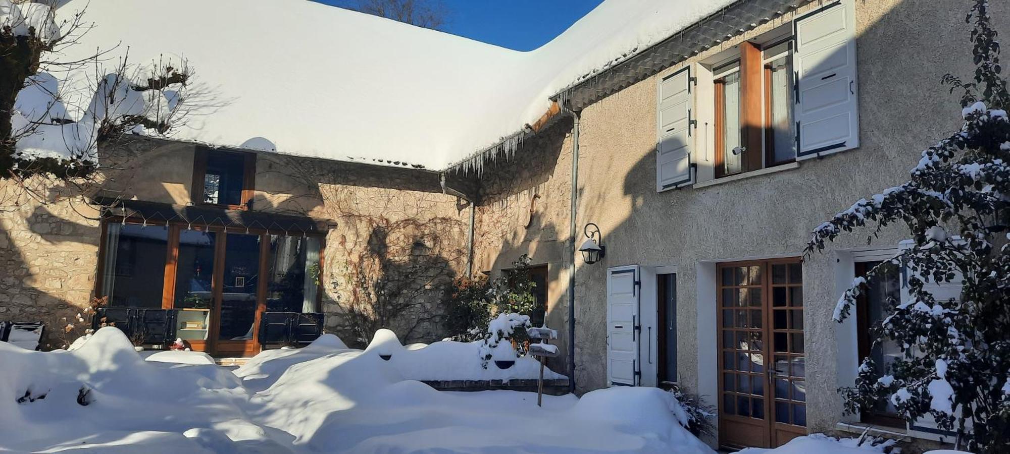 Les Vagabonds Du Mont Bed and Breakfast Chichilianne Buitenkant foto